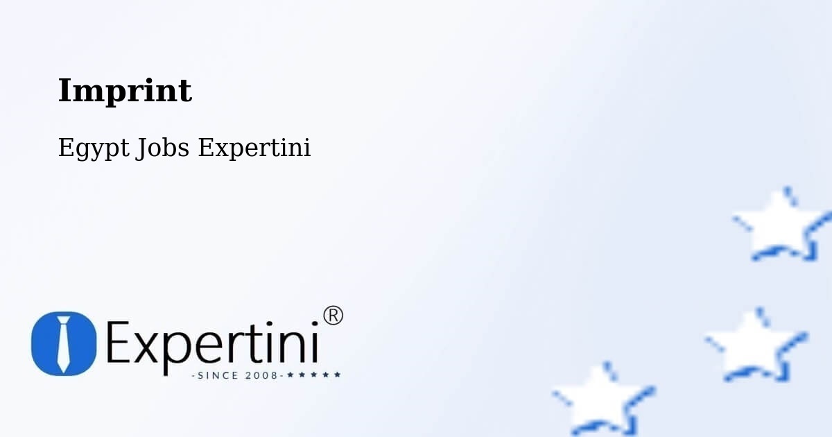 Imprint – Port Said - Egypt Jobs Expertini